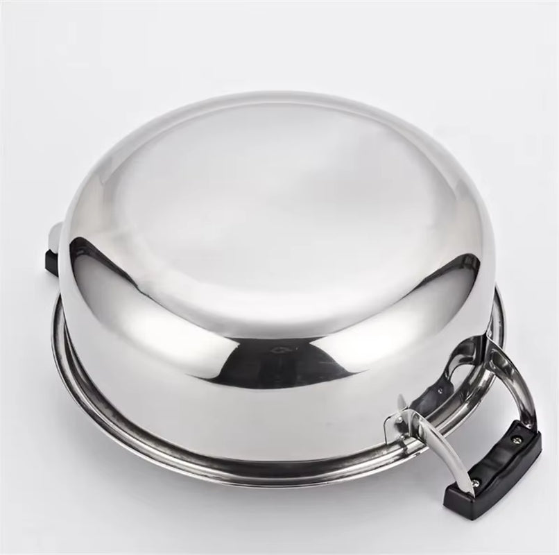 Stainless Steel Soup Pot Nonmagnetic Cooking Multi-Purpose Cookware Non Stick Pan General Use Kitchen Big Japanese Cooking Pot