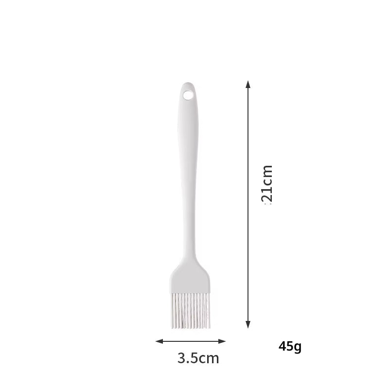 Household Food Grade Silicone Mini Baking Scraper Oil Brush Egg Beater Food Clip Baking Tool Set Cooking Kitchen Tools