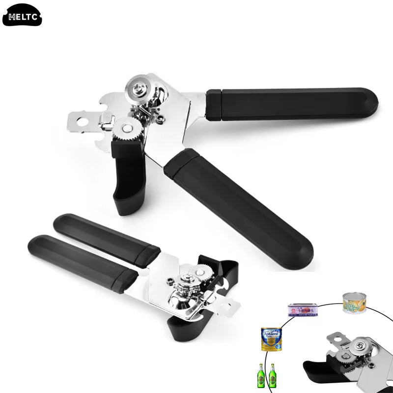 Can Opener Stainless Steel Multifunctional Professional Manual Can Opener Craft Beer Grip Can Opener Bottle Opener Kitchengadget