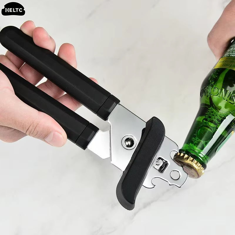 Can Opener Stainless Steel Multifunctional Professional Manual Can Opener Craft Beer Grip Can Opener Bottle Opener Kitchengadget