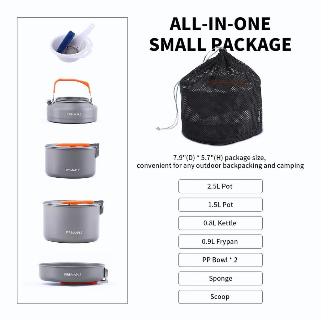 Feast 4 Aluminum Family Camping Cookware
