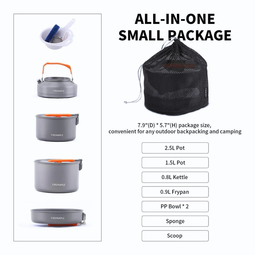 Feast 4 Aluminum Family Camping Cookware