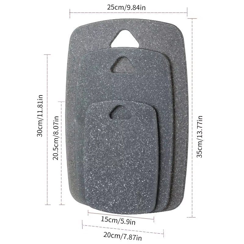 Marbled Plastic Double Sided Cutting Board Home Fruit Food Chopping Board Kitchen Chopping Board Set Charcuterie Board