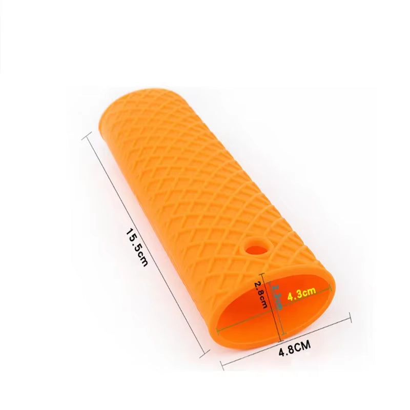 Saucepan Holder Sleeve Slip Cover Grip Cookware Parts Cookware Parts Unique Kitchen Tools Silicone Pot Pan Handle