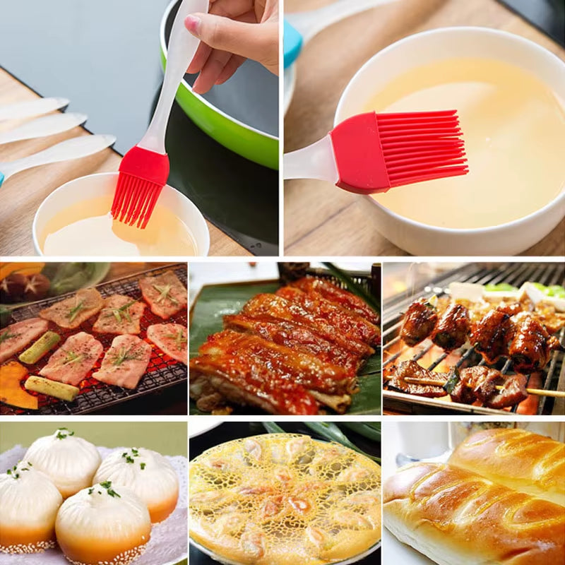 Silicone Baking Brush Bakeware BBQ Cake Pastry Bread Bakeware Oil Roast Cream Utensil Cooking Basting Tools Kitchen Gadgets