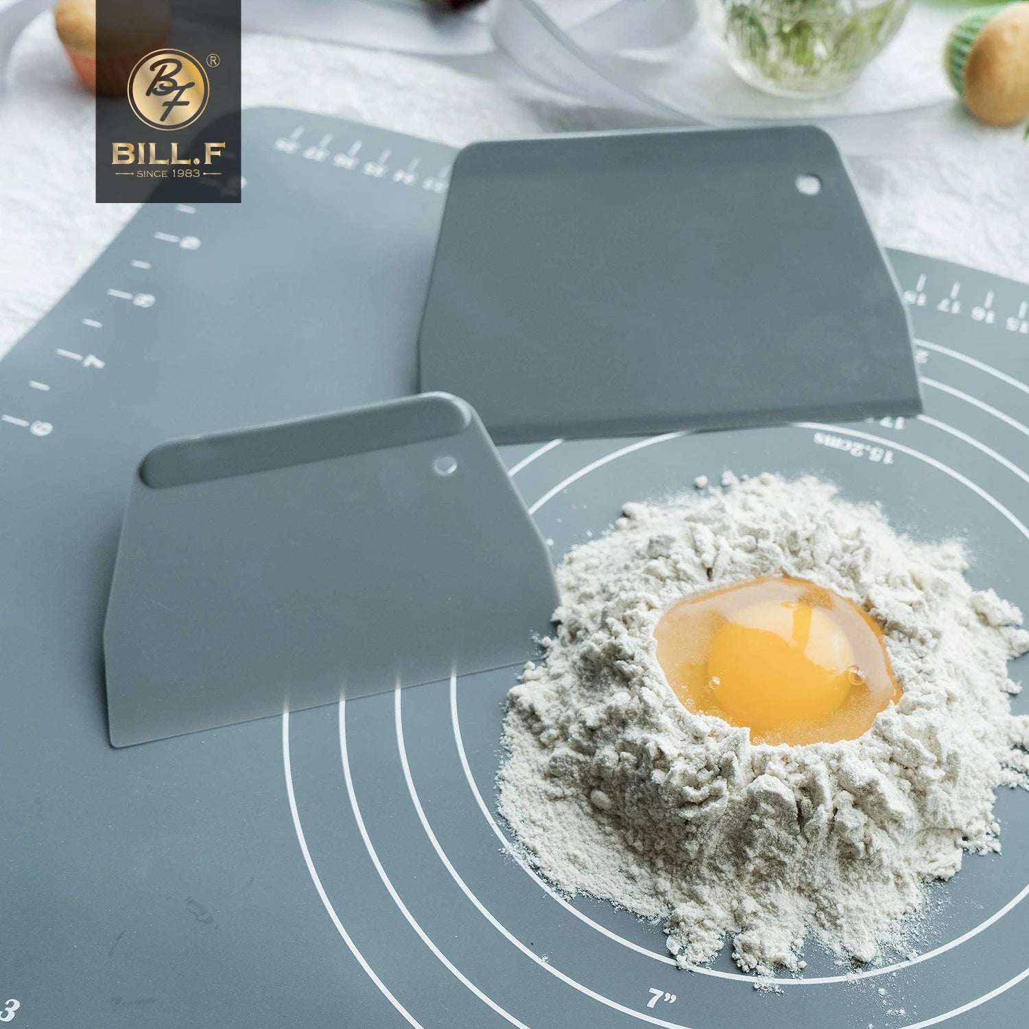 2Pc Plastic Cake Cream Spatula Dough Butter Batter Scraper Baking Tools for Home Baking Cutting Tools Kitchen Gadgets