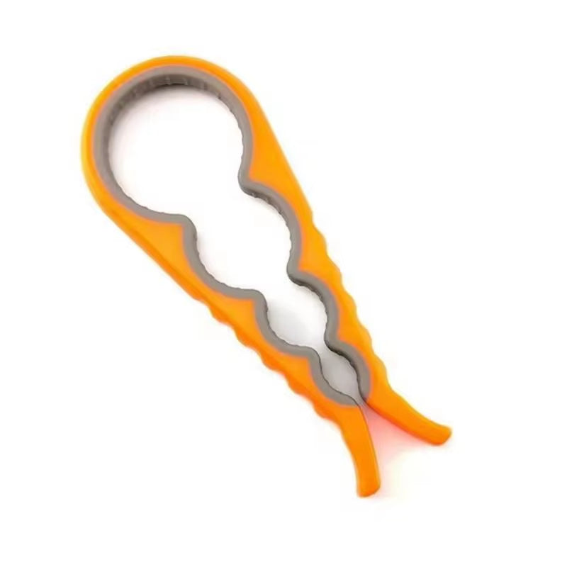 4 in 1, 1Pc Non-Slip Grip Multi-Purpose Can Opener for Beer Bottles and Home Kitchen Use