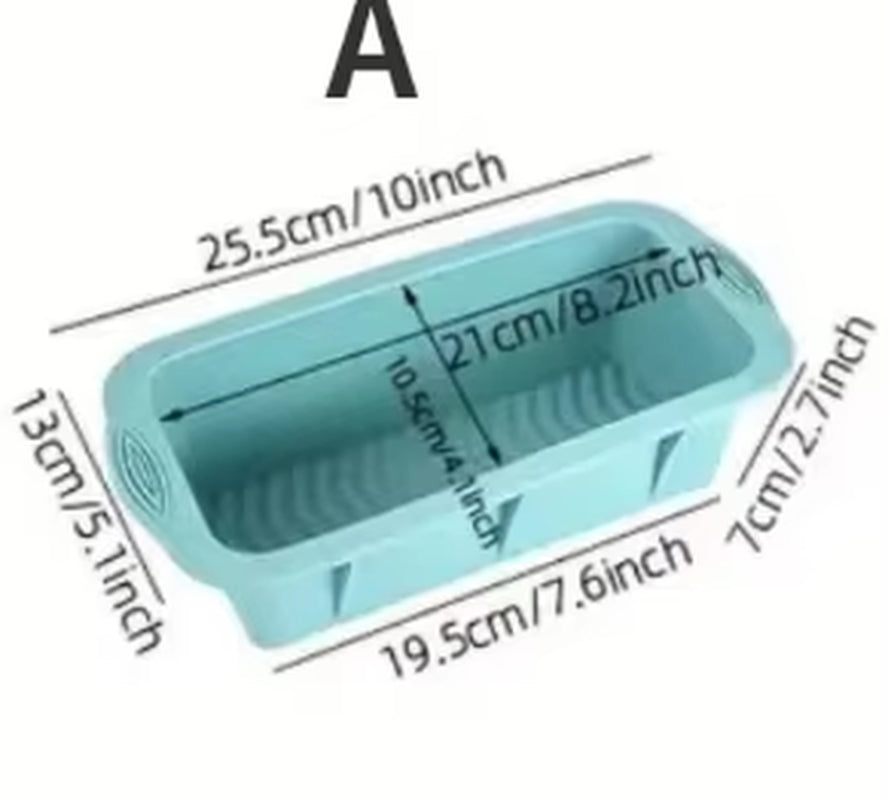 Silicone Baking Tool Set High-Temperature Resistant Oven Baking Plate Cake Toast Kitchen Baking Mold Baking Cooking Accessories