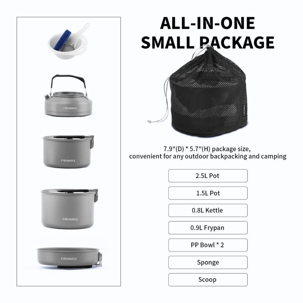 Feast 4 Aluminum Family Camping Cookware