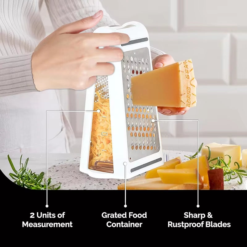 Double-Sided Blades Cheese Grater Multifunctional Vegetable Grater Chopper Stainless Steel Fruit Cutter Slicer Kitchen Gadgets