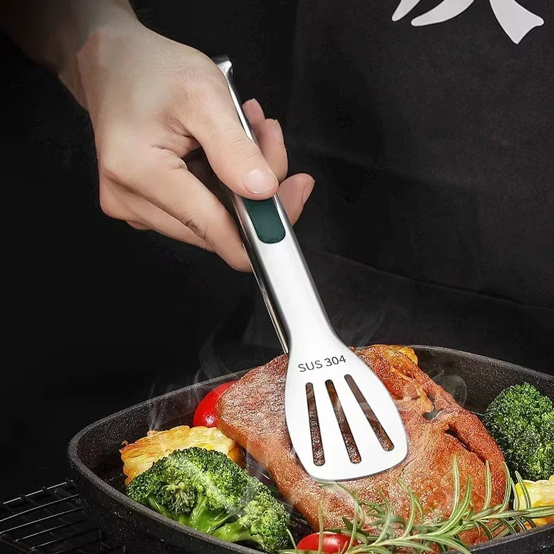 Household Barbecue Kitchen Utensils Use Cookware Bbq Grill Tongs Tools Stainless Lighter Steel Food Catcher Commercial Bread Bar