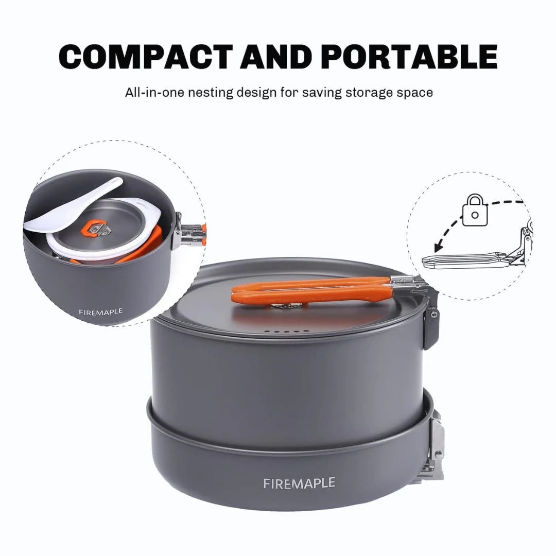 Feast 4 Aluminum Family Camping Cookware