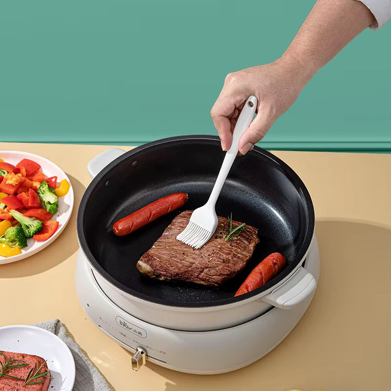 Household Food Grade Silicone Mini Baking Scraper Oil Brush Egg Beater Food Clip Baking Tool Set Cooking Kitchen Tools