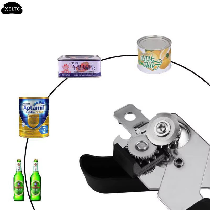 Can Opener Stainless Steel Multifunctional Professional Manual Can Opener Craft Beer Grip Can Opener Bottle Opener Kitchengadget
